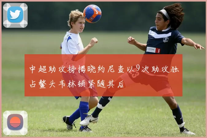 中超助攻榜揭晓约尼查以9次助攻独占鳌头韦林顿紧随其后